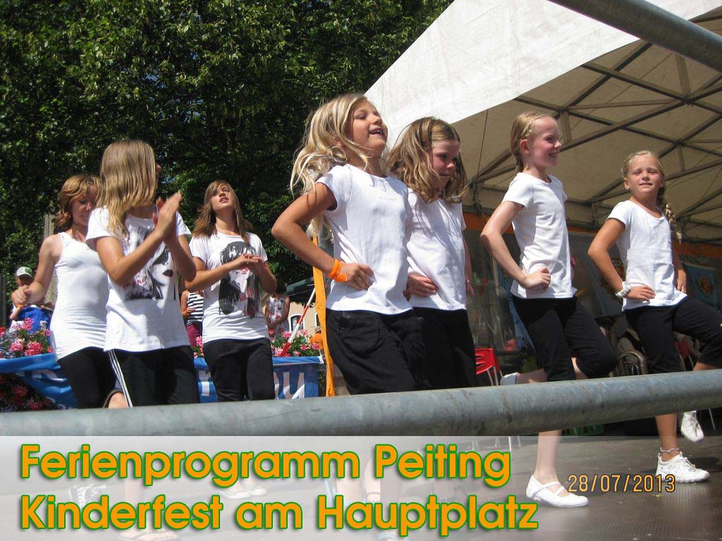 Erste Bilder vom Peitinger Ferienprogramm 2013 Peiting.de